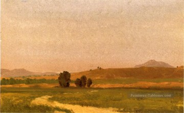 Nebraska sur les plaines Albert Bierstadt Peinture à l'huile